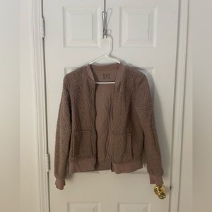 Mark New York fuzzy purple jacket